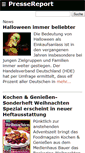 Mobile Screenshot of presse-report.de