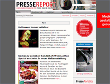 Tablet Screenshot of presse-report.de